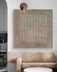 Multicolor Rhythmic Tranquility Wabi Sabi Painting - Artwallpainting