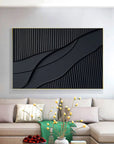 Multicolor Rhythms Of Shadow Minimalist Abstract Wall Art - Artwallpainting