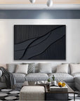 Multicolor Rhythms Of Shadow Minimalist Abstract Wall Art - Artwallpainting