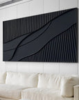 Multicolor Rhythms Of Shadow Minimalist Abstract Wall Art - Artwallpainting