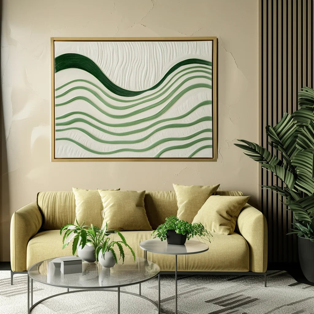 Multicolor Rhythms Of Silence - Abstract Oil Painting For Textured Modern Wall Art - Artwallpainting