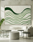 Multicolor Rhythms Of Silence - Abstract Oil Painting For Textured Modern Wall Art - Artwallpainting