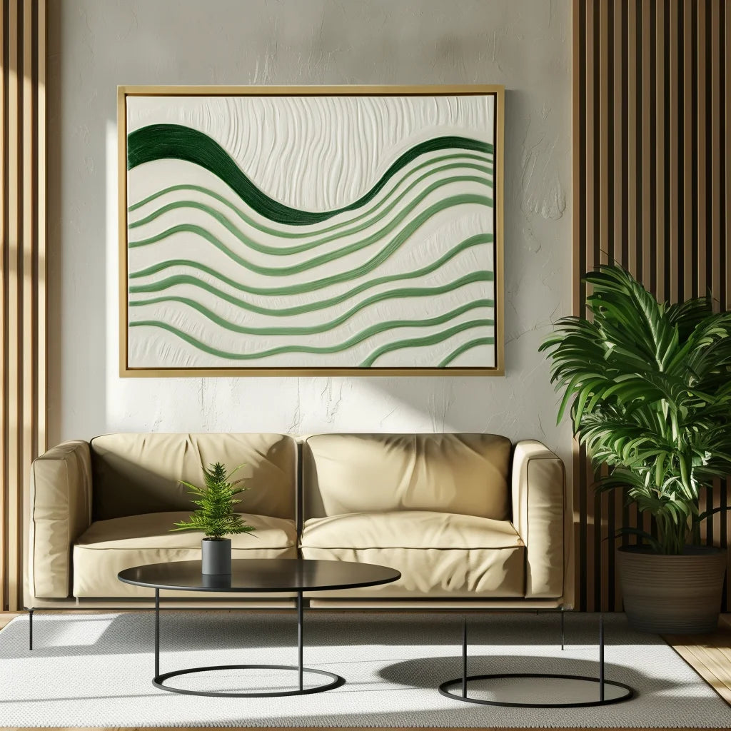 Multicolor Rhythms Of Silence - Abstract Oil Painting For Textured Modern Wall Art - Artwallpainting