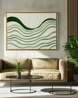 Multicolor Rhythms Of Silence - Abstract Oil Painting For Textured Modern Wall Art - Artwallpainting