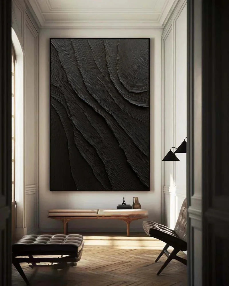Multicolor Ripple Harmony - Textured Abstract Wall Art - Artwallpainting