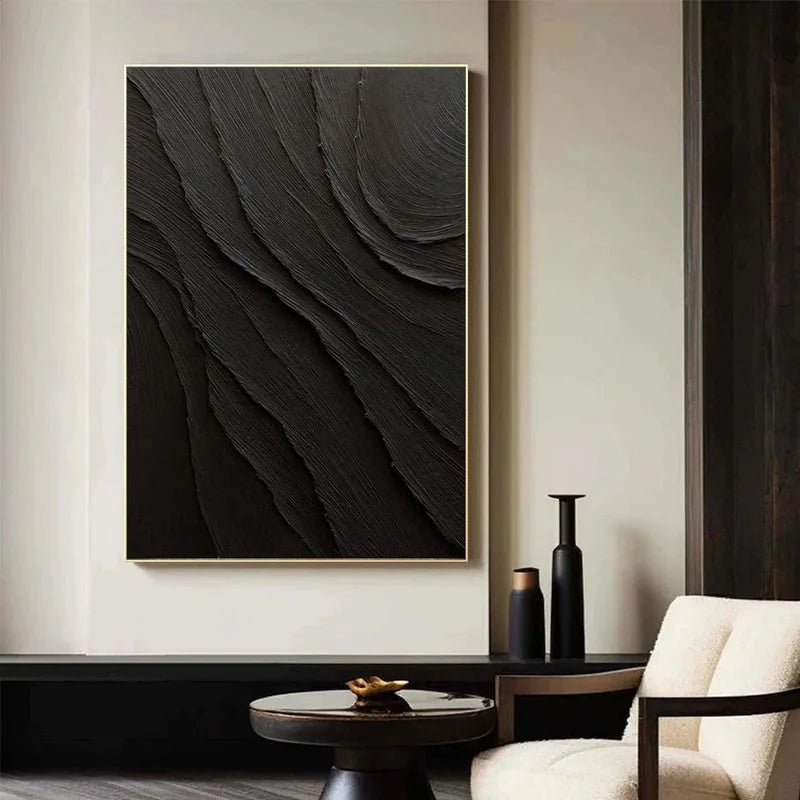 Multicolor Ripple Harmony - Textured Abstract Wall Art - Artwallpainting