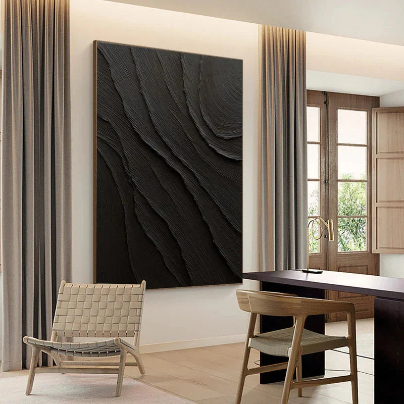 Multicolor Ripple Harmony - Textured Abstract Wall Art - Artwallpainting