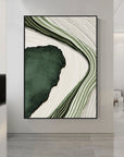 Multicolor River Flow Abstract Painting - Artwallpainting