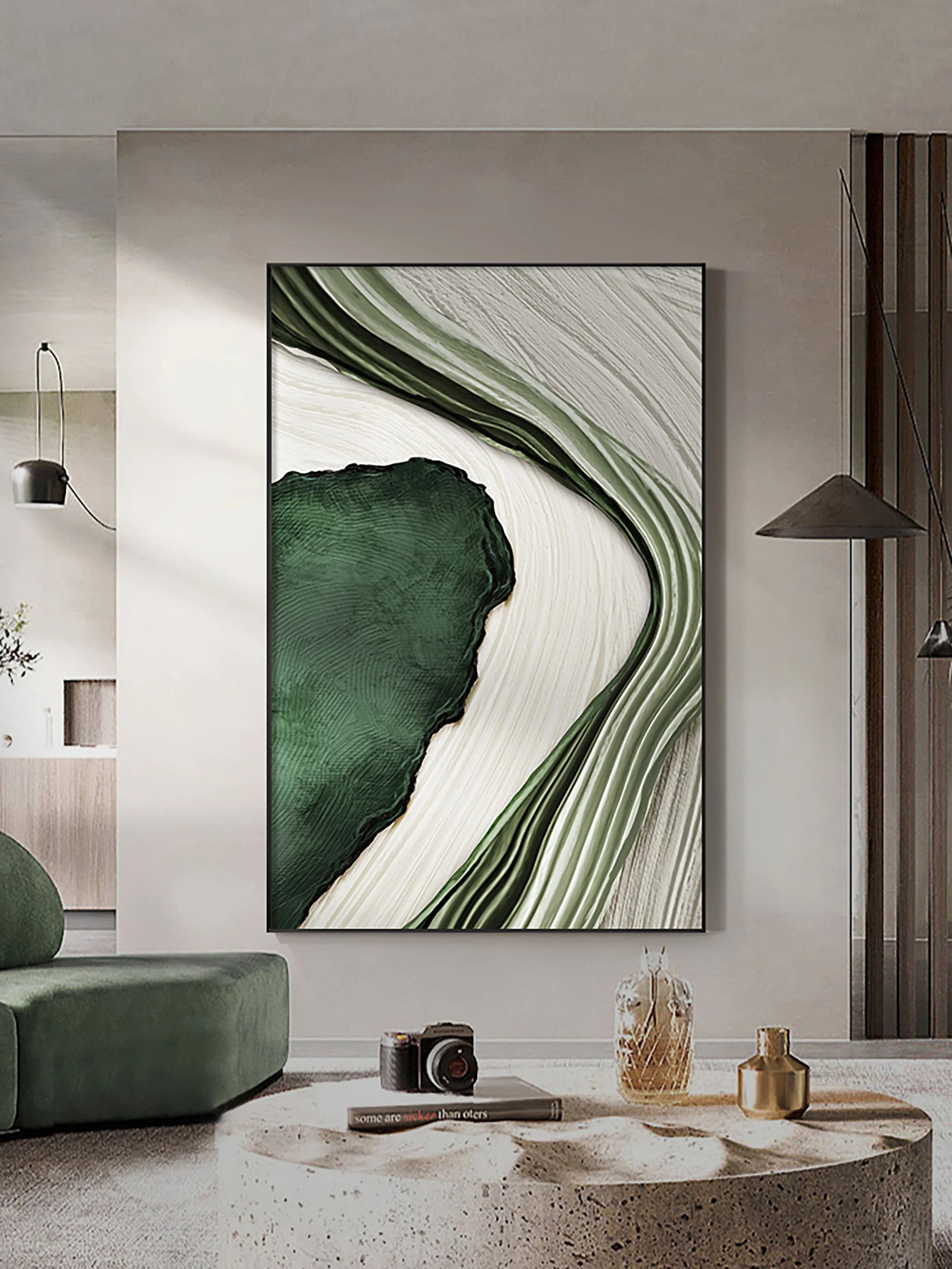 Multicolor River Flow Abstract Painting - Artwallpainting