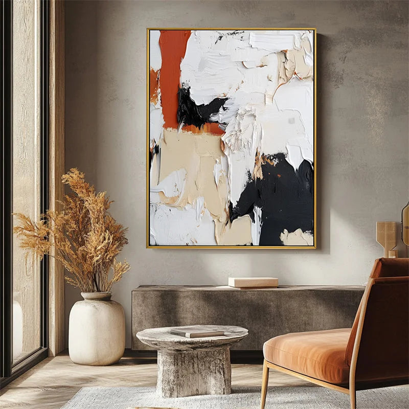 Multicolor Rustic Harmony Canvas Painting For Home Decoration - Artwallpainting