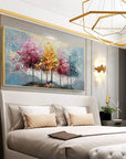 Multicolor Seasons Symphony Canvas Art - Artwallpainting