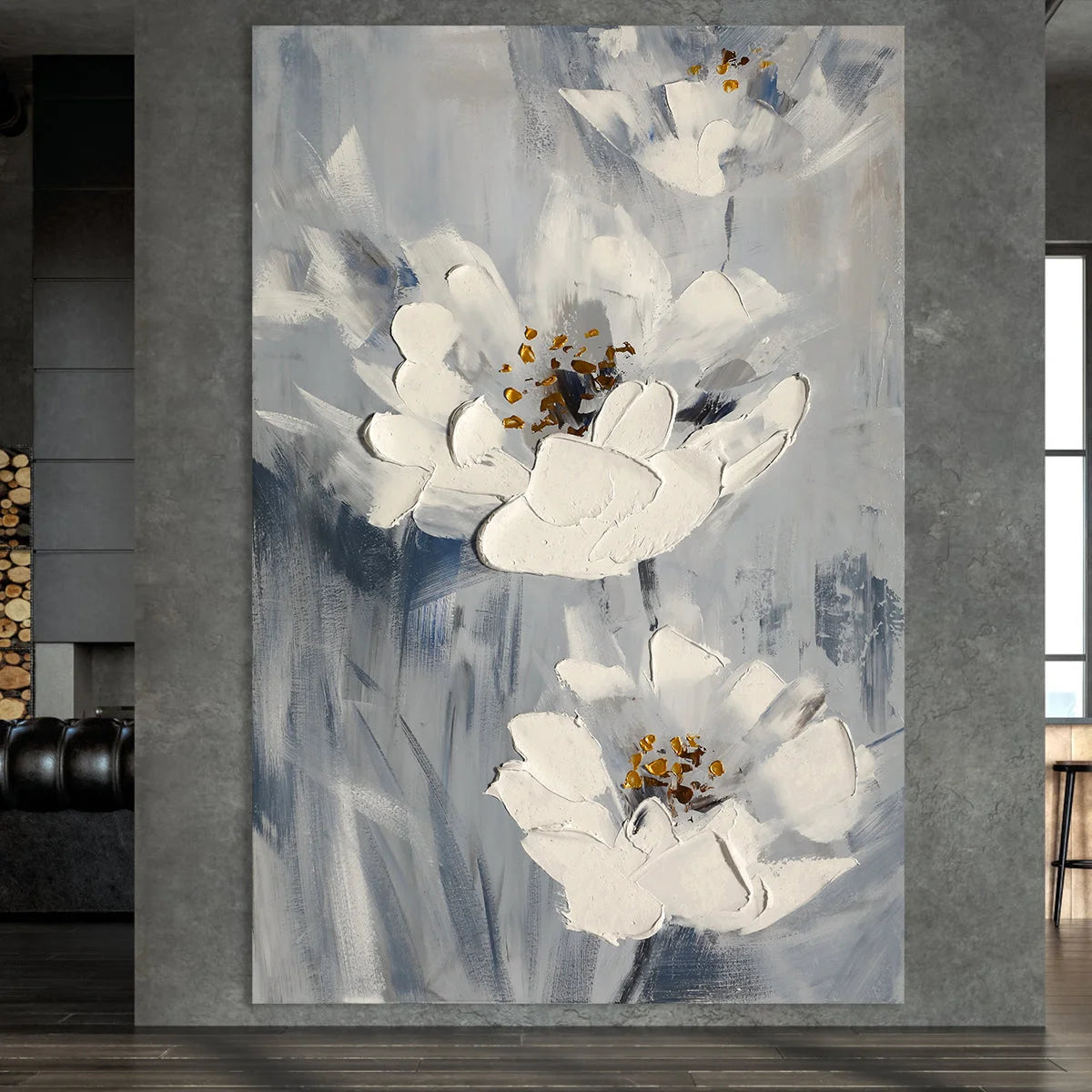 Multicolor Serene Bloom Abstract Canvas - Artwallpainting