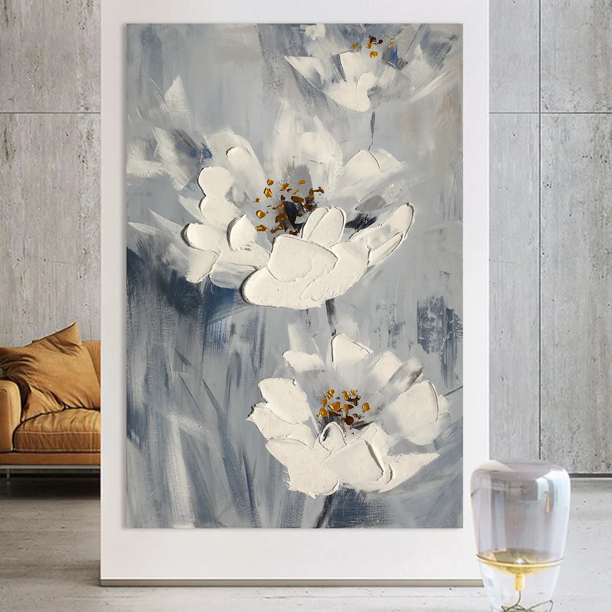 Multicolor Serene Bloom Abstract Canvas - Artwallpainting