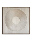Multicolor Serene Circle Textured Canvas - Artwallpainting
