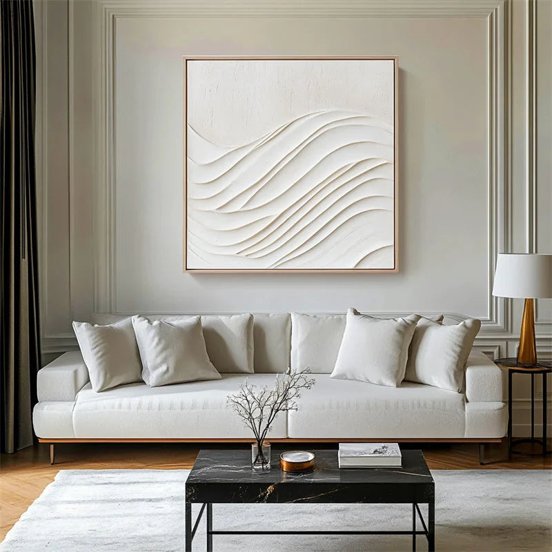 Multicolor Serene Flow 3D Wave Wall Art - Artwallpainting