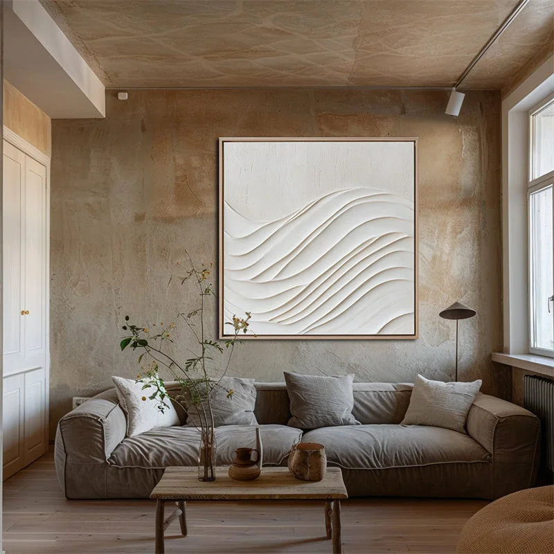 Multicolor Serene Flow 3D Wave Wall Art - Artwallpainting