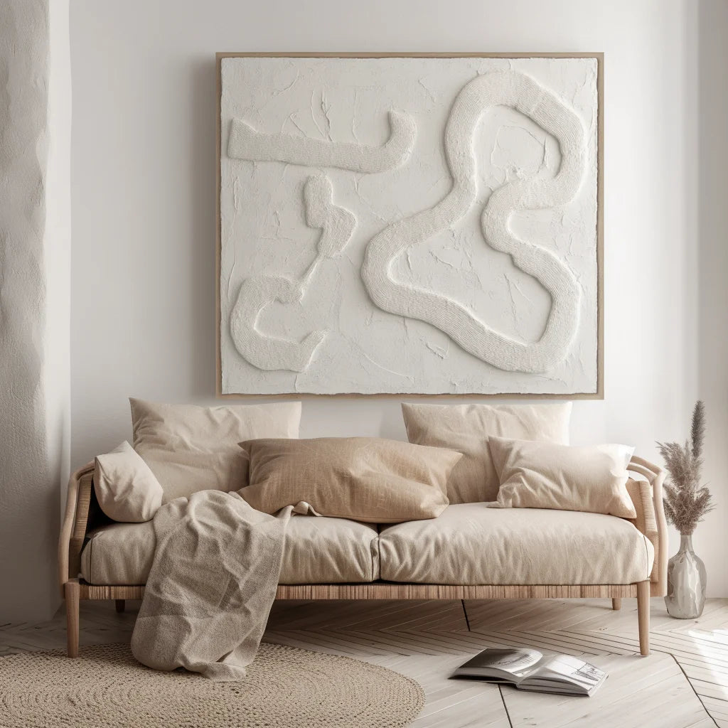 Multicolor Serene Flow Canvas Painting For Home Decoration - Artwallpainting