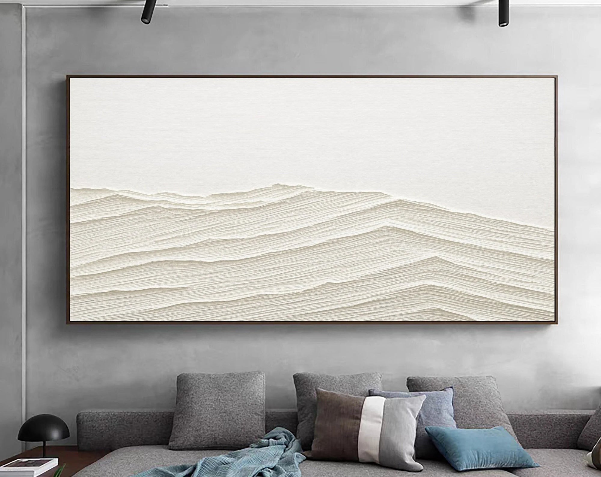 Multicolor Serene Horizons Canvas Painting For Home Decoration - Artwallpainting
