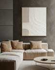 Multicolor Serene Pathways-Hand Drawn Soft Waves And Geometric Abstract Wall Art - Artwallpainting
