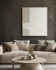Multicolor Serene Pathways-Hand Drawn Soft Waves And Geometric Abstract Wall Art - Artwallpainting