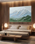 Multicolor Serene Peaks Textured Canvas - Artwallpainting