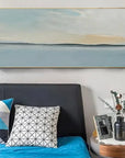 Multicolor Serene Sky And Ocean Horizon Canvas Art - Artwallpainting