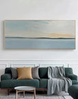Multicolor Serene Sky And Ocean Horizon Canvas Art - Artwallpainting