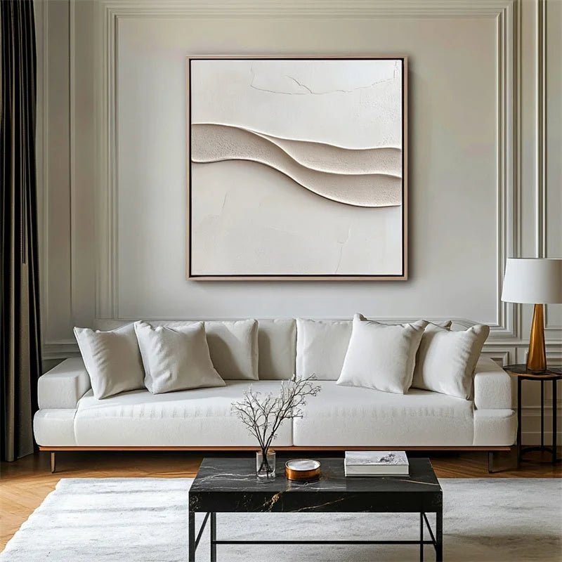 Multicolor Serene Waves Abstract Art - Artwallpainting
