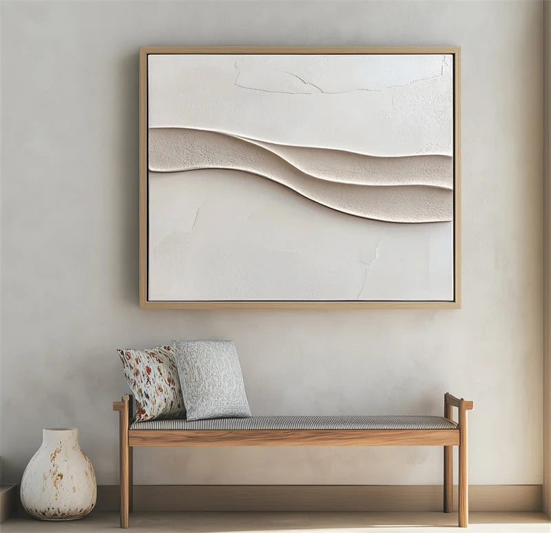 Multicolor Serene Waves Abstract Art - Artwallpainting