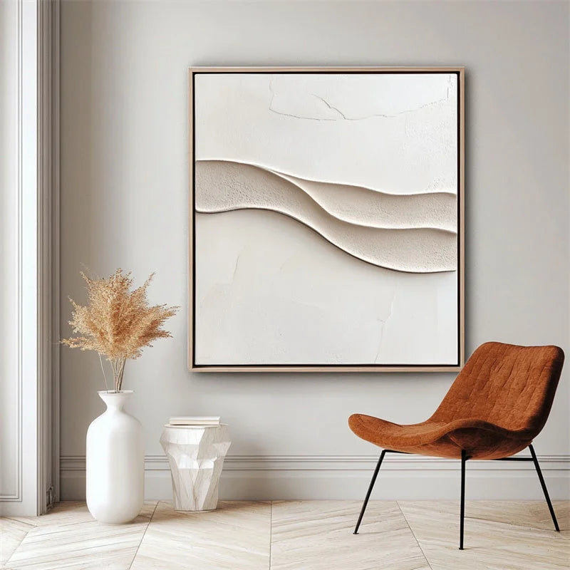 Multicolor Serene Waves Abstract Art - Artwallpainting