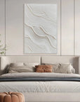 Multicolor Serene Waves Textured Canvas - Artwallpainting