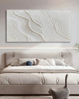 Multicolor Serene Waves Textured Canvas - Artwallpainting
