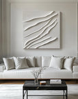 Multicolor Serene Waves Textured Elegance - Artwallpainting
