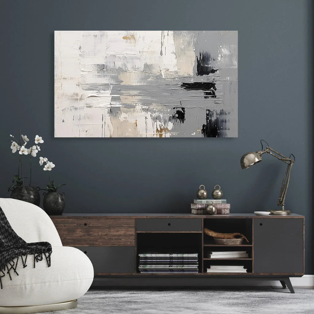 Multicolor Serenity In Abstract Canvas Painting For Home Decoration - Artwallpainting