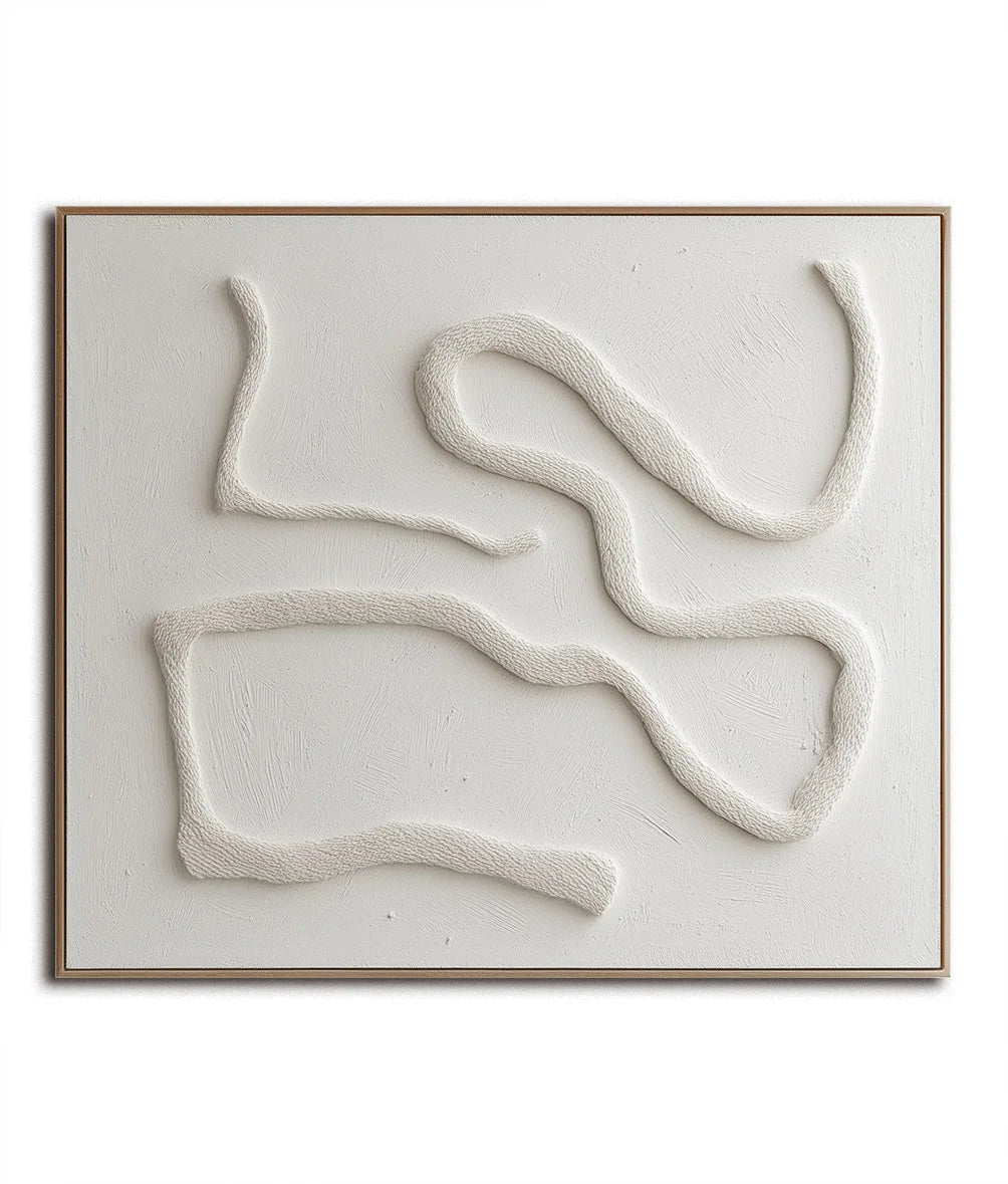 Multicolor Serenity In Sculpted Lines - Artwallpainting