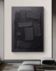 Multicolor Shadow Layers Textured Abstract Canvas Art - Artwallpainting