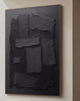 Multicolor Shadow Layers Textured Abstract Canvas Art - Artwallpainting