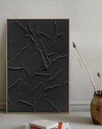 Multicolor Shadow Layers Textured Abstract Canvas - Artwallpainting