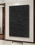 Multicolor Shadow Layers Textured Abstract Canvas - Artwallpainting