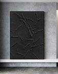 Multicolor Shadow Layers Textured Abstract Canvas - Artwallpainting