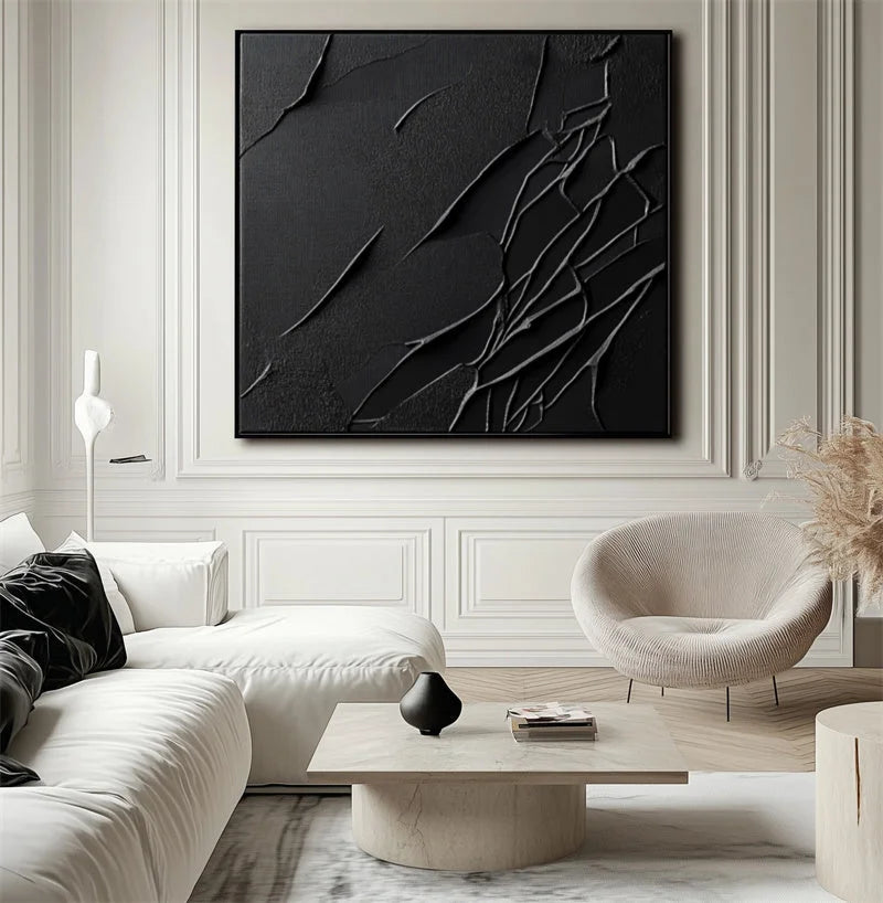 Multicolor Shadowed Elegance Canvas Painting For Home Decoration - Artwallpainting