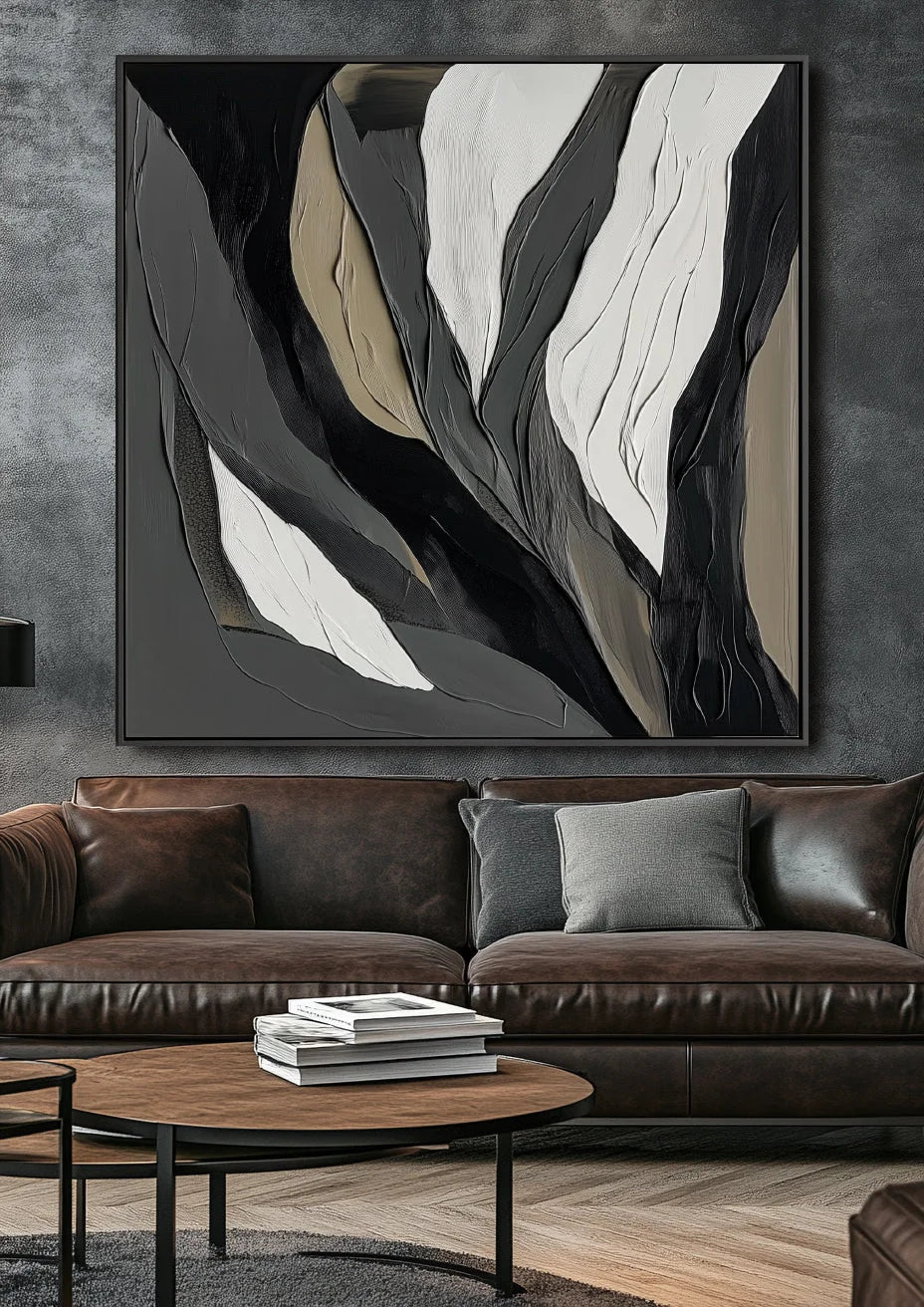 Multicolor Shadows In Motion Canvas Painting For Home Decoration - Artwallpainting