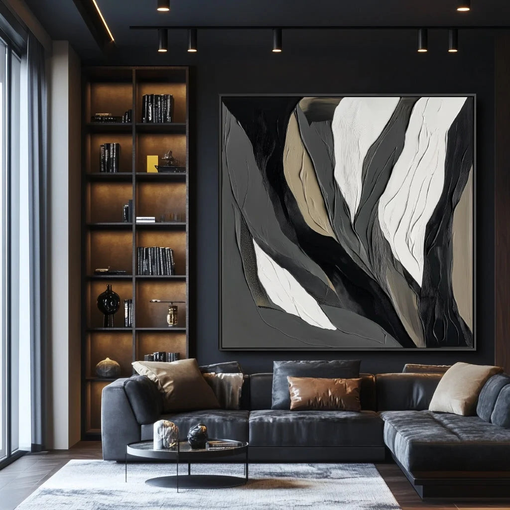 Multicolor Shadows In Motion Canvas Painting For Home Decoration - Artwallpainting