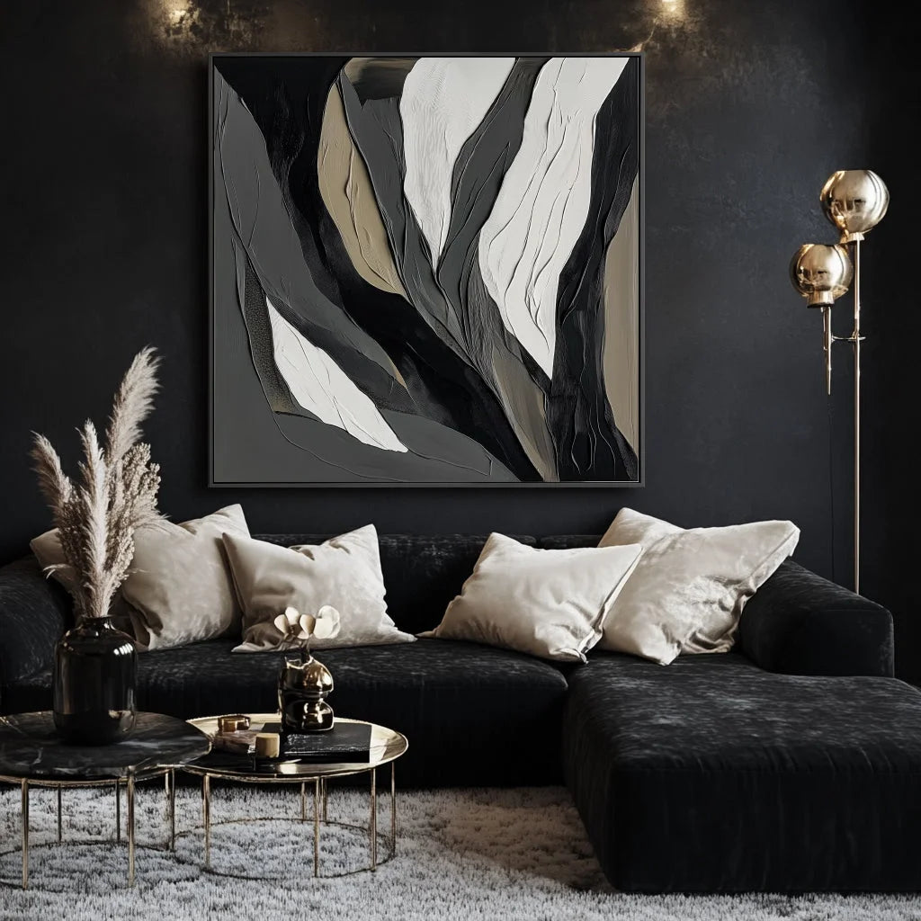 Multicolor Shadows In Motion Canvas Painting For Home Decoration - Artwallpainting