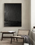 Multicolor Shadows Of Rain Textured Abstract Wall Art - Artwallpainting