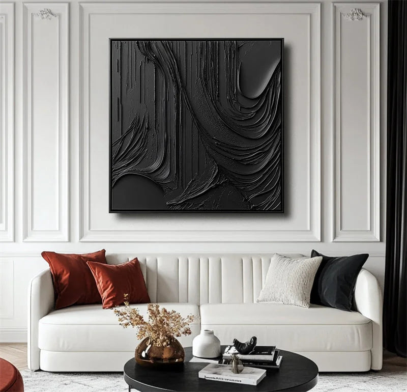 Multicolor Shadowscape Textured Elegance - Artwallpainting