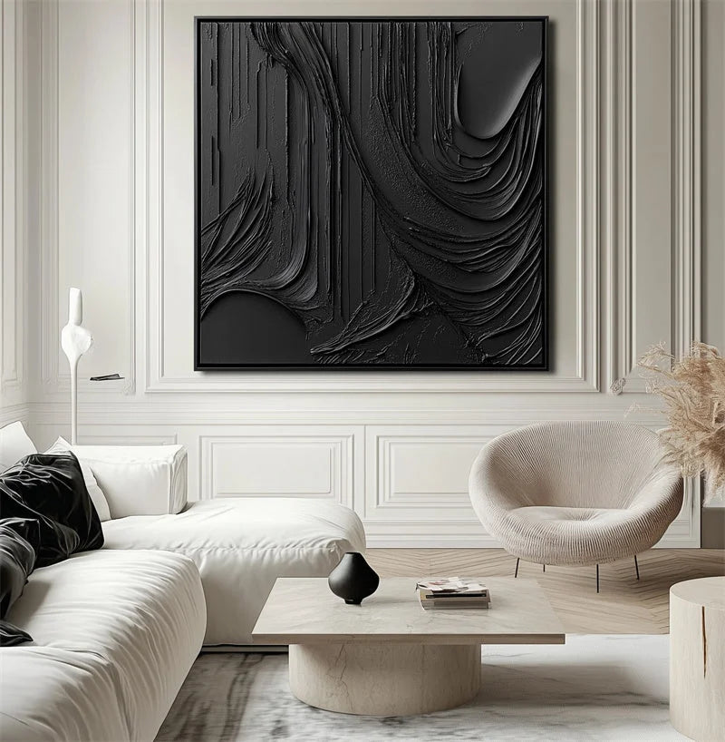 Multicolor Shadowscape Textured Elegance - Artwallpainting