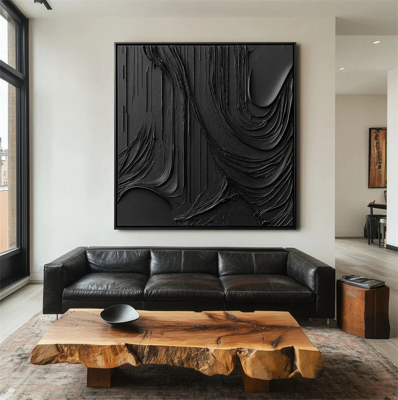 Multicolor Shadowscape Textured Elegance - Artwallpainting