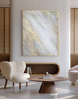Multicolor Shimmering Veil Abstract Textured Canvas Art - Artwallpainting