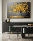 Multicolor Silence-Modern Hand-Painted Tree Of Life Abstract Wall Oil Painting - Artwallpainting